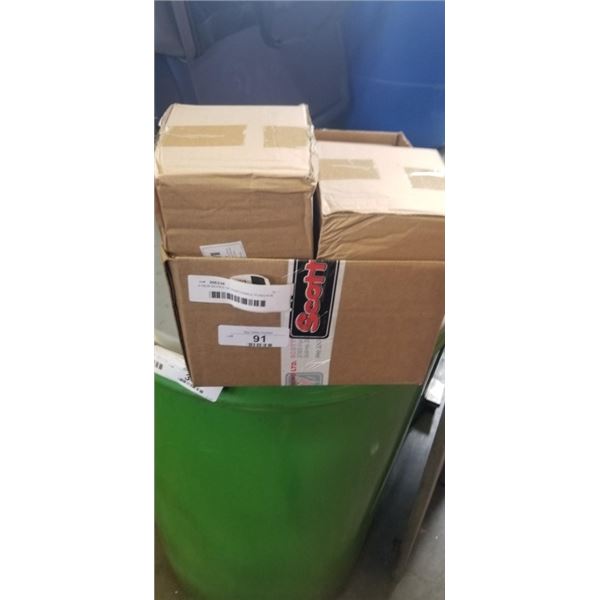 3 NEW BOXES OF DISPOSABLE PONCHOS SIZE 50" x 80", 72 TOTAL, RETAIL $144