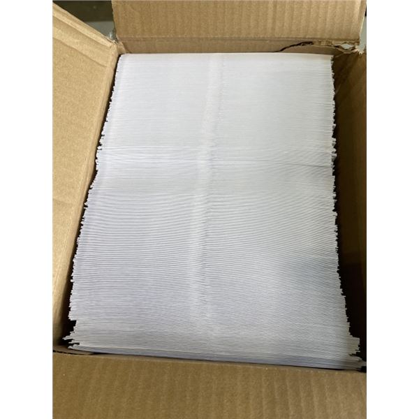 NEW BOX OF WHITE WOVE ENVELOPES 6"x9, #24, 500 TOTAL