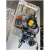 Image 4 : 2 BOXES OF MISC TOOLS, GARDEN SPRINKLERS, ETC