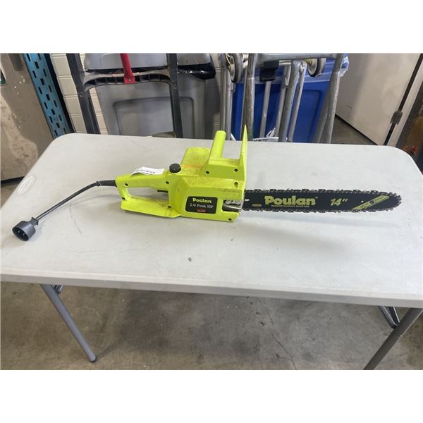 POULAN 2HP ELECTRIC CHAINSAW