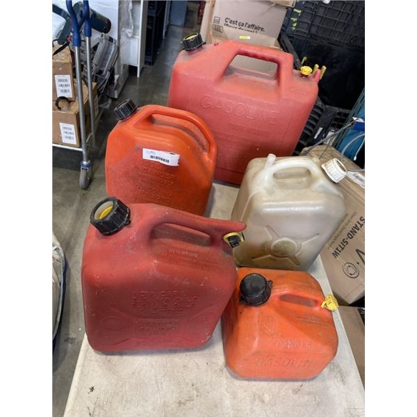 5 JERRY CANS