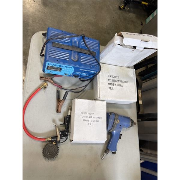 IMPACT WRENCH, AIR HAMMER, COMBO TOOL KIT AND 10/2/55 AMP