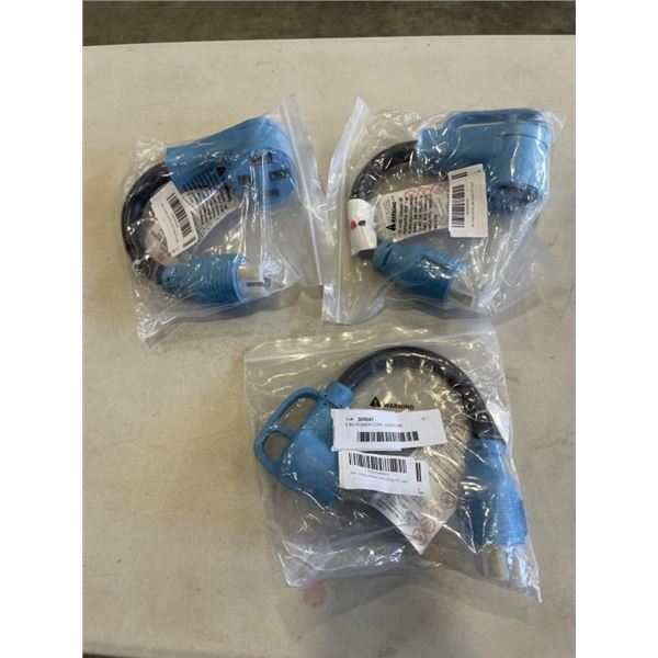 3 RV POWER CORD ADPATORS