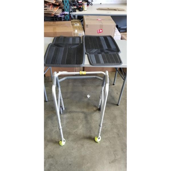 RUBBER CAR MATS AND WALKER