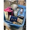 Image 4 : TOTE OF HOUSEHOLD ITEMS INCLDUING BUNNYKINS BOWL, ROYAL WORCESTER LIDDED DISH ETC