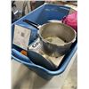 Image 6 : TOTE OF HOUSEHOLD ITEMS INCLDUING BUNNYKINS BOWL, ROYAL WORCESTER LIDDED DISH ETC