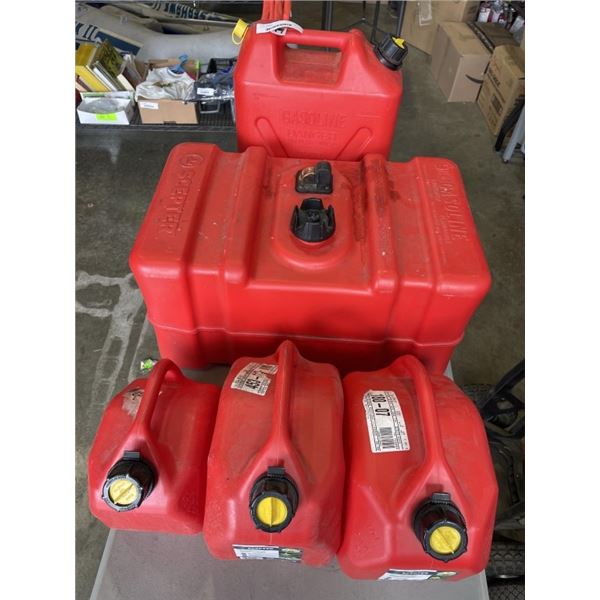 5 JERRY CANS
