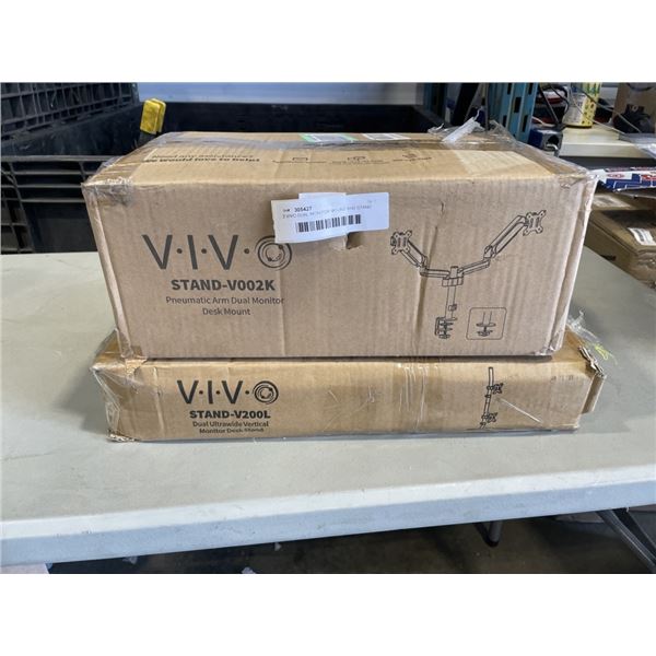 2 VIVO DUAL MONITOR MOUNT AND STAND