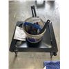 Image 3 : TABLE SAW DUST COLLECTION STAND AND BUCKET OF ACCESSORIES