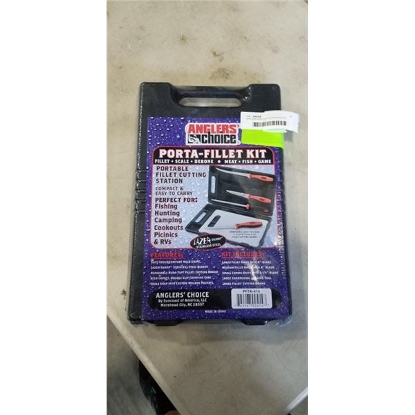 NEW ANGLERS CHOICE PORTA-FILLET KNIFE KIT