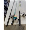 Image 2 : 3 ROD AND REEL COMBOS - 2 UNDERSPIN AND 1 SPIN CAST