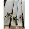 Image 5 : 3 ROD AND REEL COMBOS - 2 UNDERSPIN AND 1 SPIN CAST