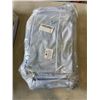 Image 3 : 3 NEW LIGHT BLUE  LIGHT WEIGHT SCHOOL BACK PACKS