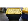 Image 2 : 5 HDX 64L TOUGH TOTES WITH LIDS