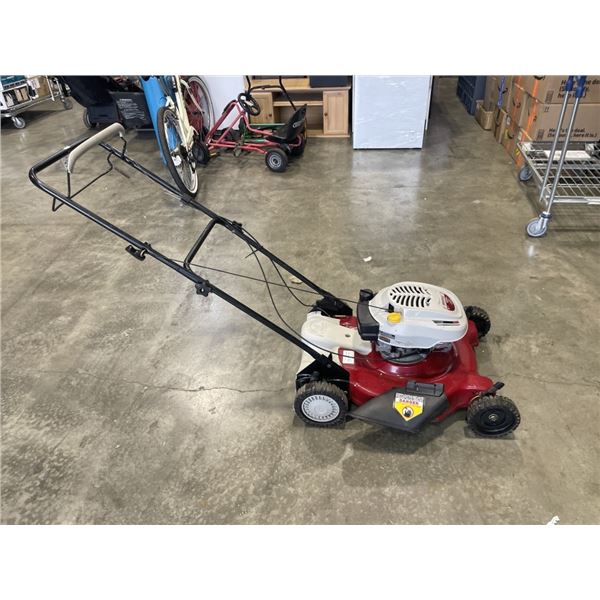 WHITE OUTDOOR GAS LAWNMOWER