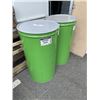 Image 2 : 2 FOODGRADE METAL DRUMS. 200 LITRE CAPACITY EACH