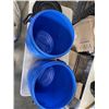 Image 2 : 2 FOOD GRADE PLASTIC DRUMS (40 LITRE CAPACITY EACH) W/ LIDS