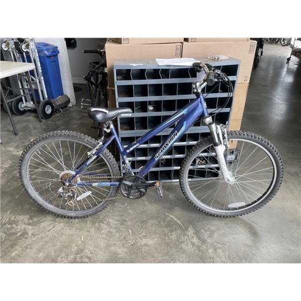 BLUE SCHWINN BIKE
