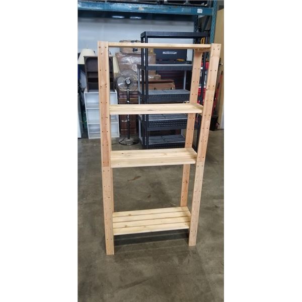 WOOD PANTRY SHELF