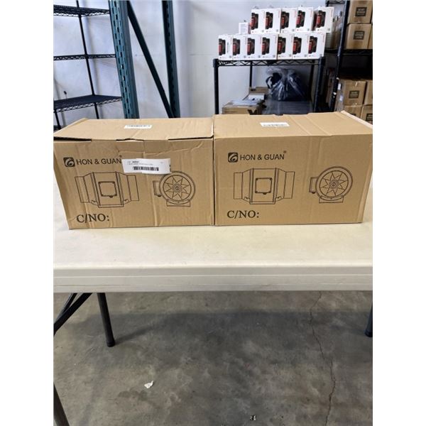 2 NEW 3INCH INLINE DUCT FAN