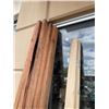 Image 2 : 5 HEAT TREATED FACTORY STAMPED CEDAR 2x4 BOARDS AND BUNDLE OF HEMLOCK 1x2 BOARDS