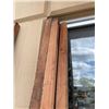 Image 4 : 5 HEAT TREATED FACTORY STAMPED CEDAR 2x4 BOARDS AND BUNDLE OF HEMLOCK 1x2 BOARDS