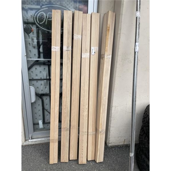 36 PIECES HEMLOCK WOOD 2" x 1" x 60"