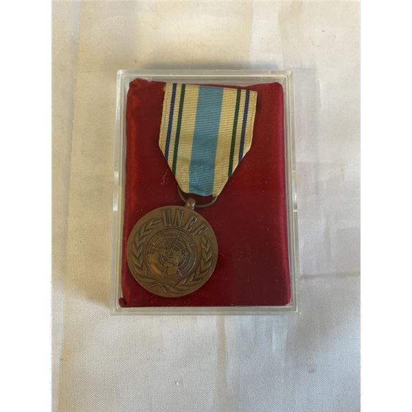 1956-1957 UN PEACE KEEPING FORCE CAMPAIGN ISRAEL AND EGYPT MEDAL