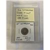 Image 1 : 1916 NETHERLANDS SILVER 10 CENT WWI COIN .640 SILVER