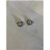 Image 2 : PAIR OF HEART SHAPED STUD EARRINGS