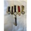 Image 1 : 4 LADIES QUARTZ WATCHES AND 1 MECHANICAL MORTIMA LADIES WATCH, BATTERIES REQUIRED