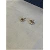 Image 2 : PAIR OF 14K GOLD STUD EARRINGS