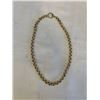 Image 1 : VINTAGE GOLD PLATED HEAVY WEIGHT LINKS NECKLACE, 54.2 G 20.5" L