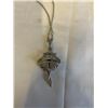 Image 3 : SILVER PRINCESS HOUSE BALLERINA PENDANT W/ CHAIN NECKLACE