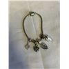 Image 3 : 2 SILVER TONE CHARM BRACELETS