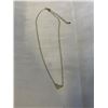 Image 1 : 925 TASHI STERLING SILVER TINY HEART NECKLACE 15-17" L