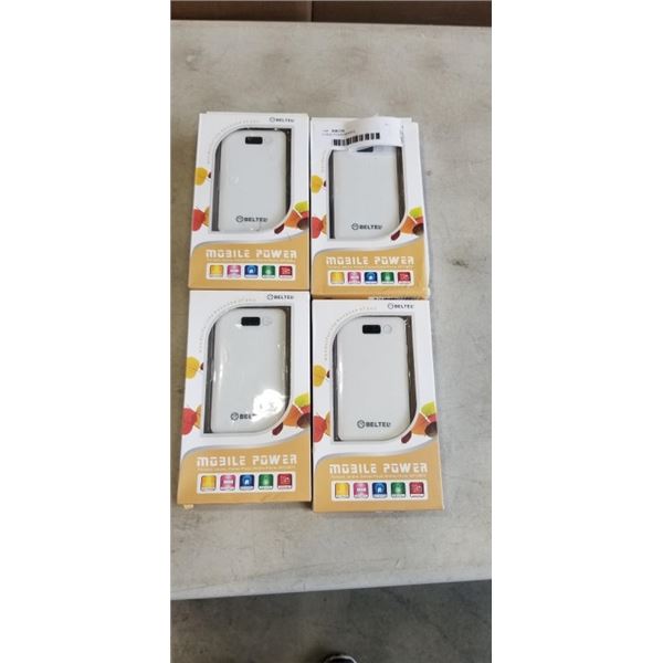 4 NEW POWERBANKS