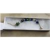 Image 1 : SILVER BEADED BRACELET. .925 SILVER.