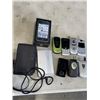Image 1 : 8 VINTAGE CELL PHONES INCLUDING IPHONE 3GS  + ORIGINAL BOX, CHARGER, INSTRUCTIONS
