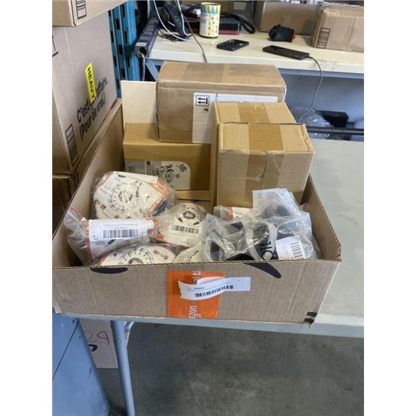 LARGE LOT OF NEW PET TRAINING COLLARS, NO PULL HARNESSES, OXY PRO PET CLEANER, LINT BRUSH FOR HAIR. 