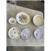Image 2 : ASSORTED POOLE ENGLAND VASES, LIDDED POT, POLATES ETC