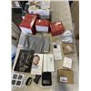 Image 1 : BOX OF MISC COLLECTIBLES, GRAIN GRINDER, AND WIRELESS TOOTH CLEANER