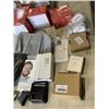 Image 6 : BOX OF MISC COLLECTIBLES, GRAIN GRINDER, AND WIRELESS TOOTH CLEANER