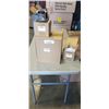 Image 1 : 2 NEW SLATE COASTER SETS AND NEW PACK OF 48 4OZ PLASTIC JARS WITH LIDS