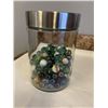 Image 6 : BOX OF JARS AND MARBLES