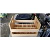 Image 3 : WINE CRATE AND ENAMEL ROASTING PAN