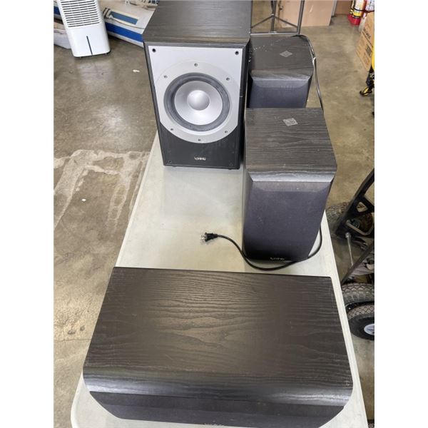 INFINITY SPEAKERS AND SUB