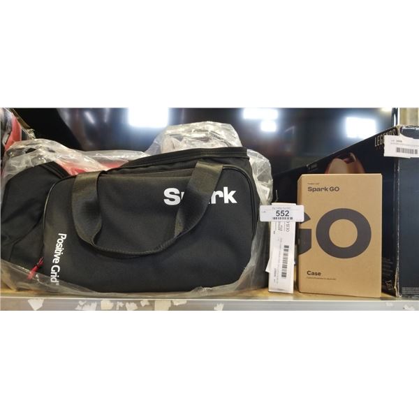 AS NEW POSTITVE GRID SPARK CARRY BAG AND SPARK GO CASE, AND SPARK LINK