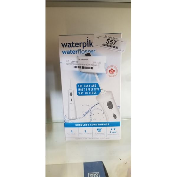 WATERPIK CORDLESS PLUS WATER FLOSSER - TESTED WORKING