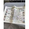Image 3 : SCARFACE PRINT AND 3 VINTAGE MAPS